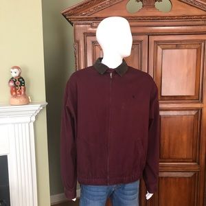 Polo Ralph Lauren Vintage Men’s Khaki Jacket L/XL Burgandy